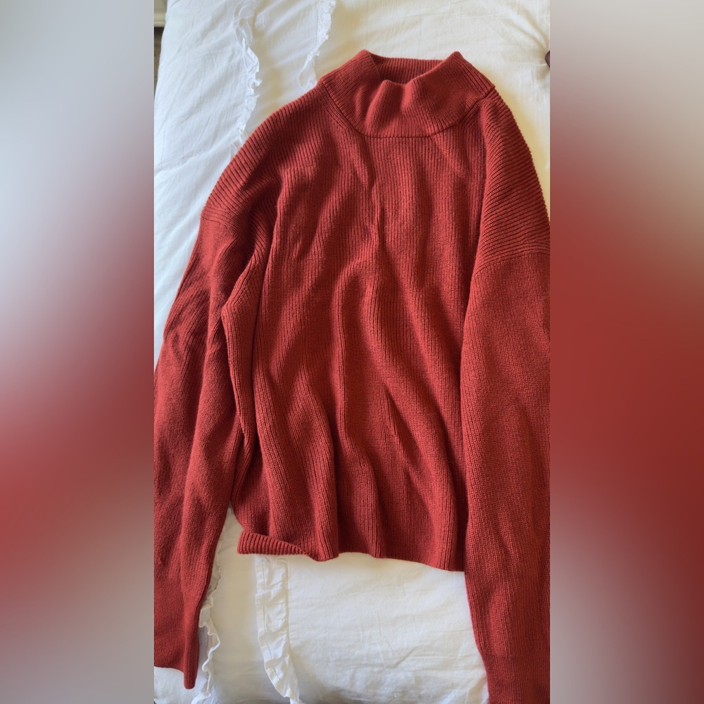 Rust Red lululemon knit sweater